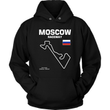 Moscow Raceway Track Outline Series T-shirt or Hoodie