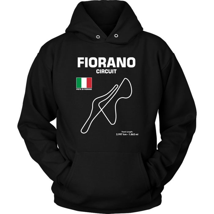 Fiorano Circuit Race Track Outline Series T-shirt or Hoodie