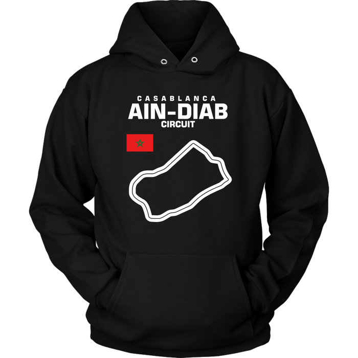 Casablanca Ain-Diab Circuit Track Outline Series T-shirt or hoodie