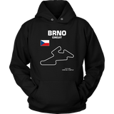 BRNO Circuit Czech Republic Track Outline Series T-shirt and Hoodie