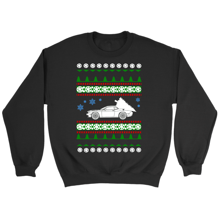 american car or truck like a  Challenger SRT Hellcat Ugly Christmas Sweater, hoodie and long sleeve t-shirt sweatshirt