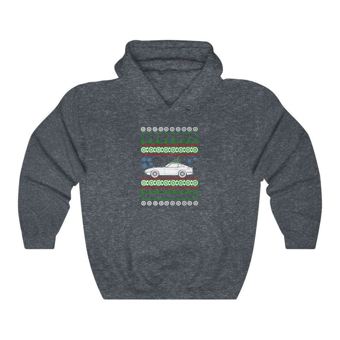 Vintage car like 240z Datsun Ugly Christmas Sweater Hoodie sweatshirt