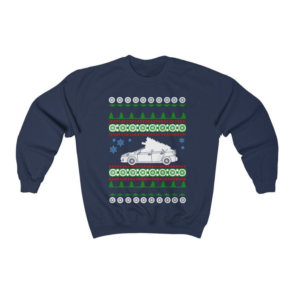 prius ugly sweater navy