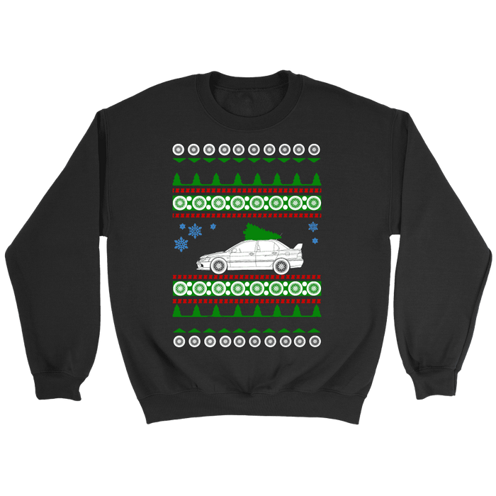 Lancer Evo 8 9 Ugly Christmas Sweater new, hoodie and long sleeve t-shirt sweatshirt