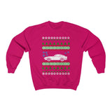 car like Datsun 240Z Ugly Christmas Sweater Sweatshirt (many colors) no tree
