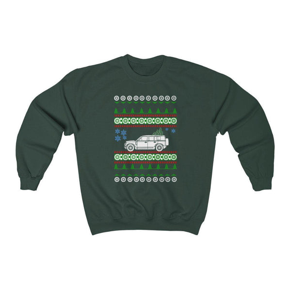 car like a defender 110 Green ugly sweater
