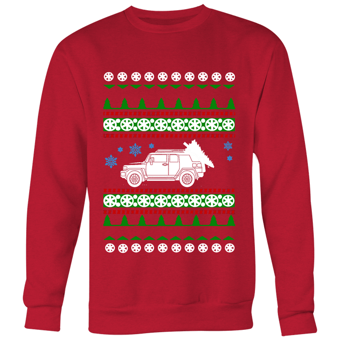 Toyota FJ Cruiser Ugly Christmas Sweater Holiday party shirt sweatshirt