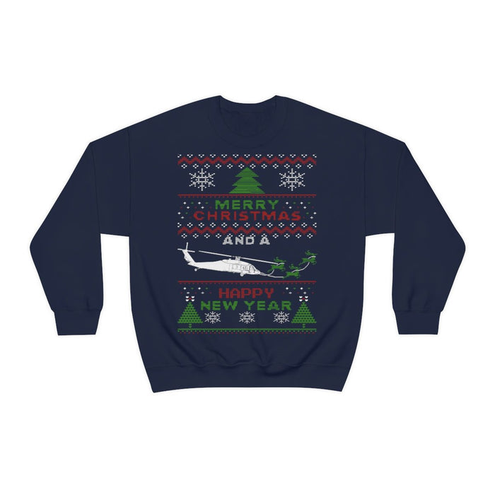 Germany Military Helicopter Blackhawk Ugly Christmas Sweater Sweatshirt