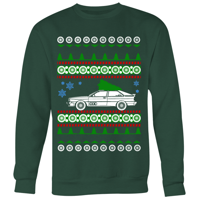 German car Audi UR Quattro Ugly Christmas Sweater, hoodie and long sleeve t-shirt sweatshirt