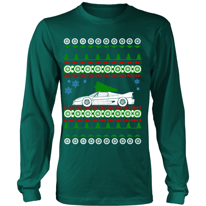 Ferrari F50 Ugly Christmas Sweater, hoodie and long sleeve t-shirt sweatshirt