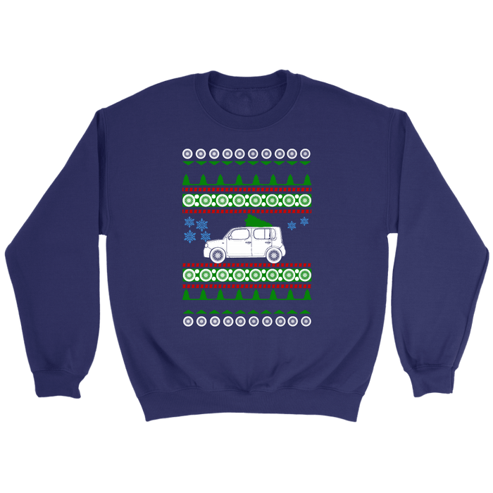 Nissan Cube Ugly Christmas Sweater Sweatshirt