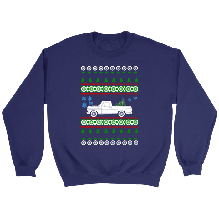 Truck like a 1967 Ford F100 Ugly Christmas Sweater Sweatshirt