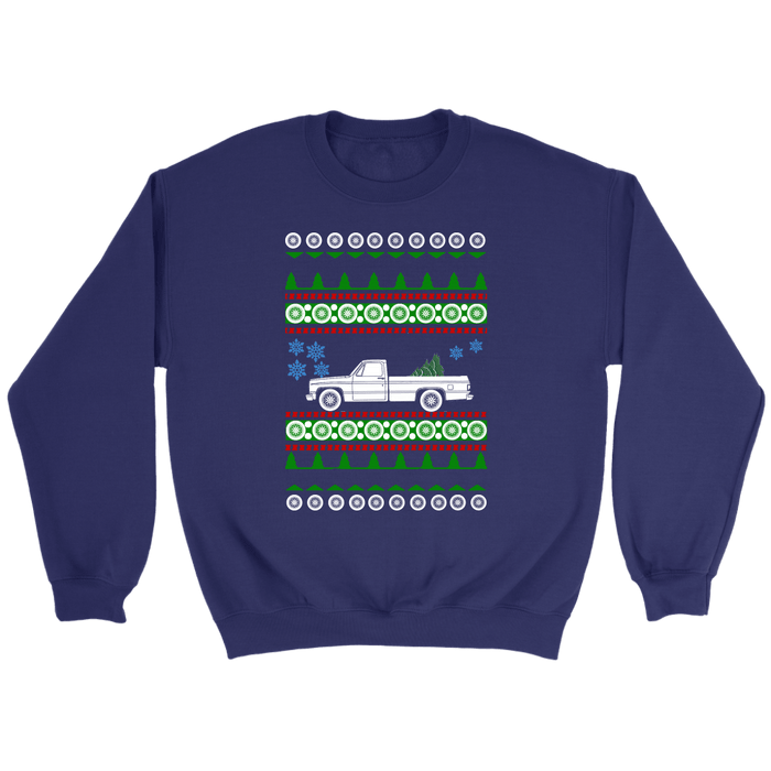 1986 Chevy C10 Truck Ugly Christmas Sweater