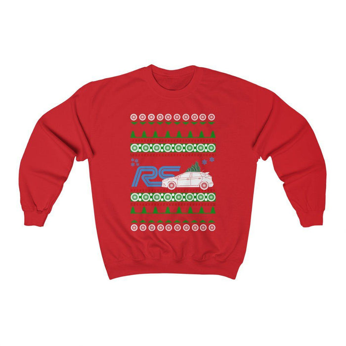 Car like Ford Focus RS 2017+ Ugly Christmas sweater sweatshirt