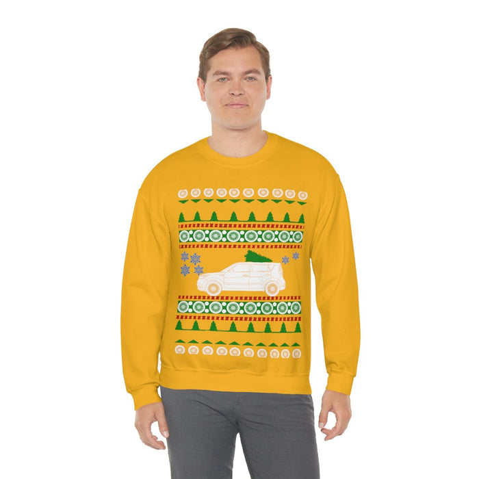 UK Car like a Soul Ugly Christmas Sweater kia