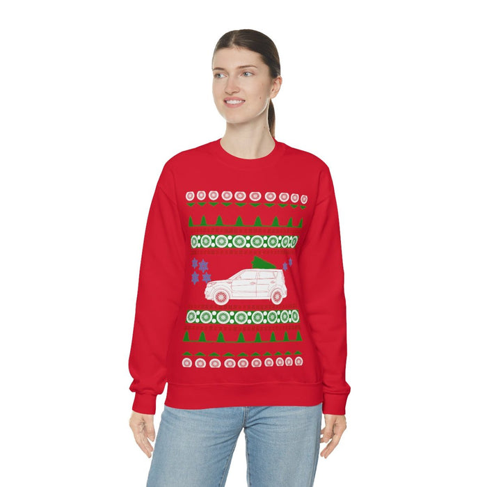 UK Car like a Soul Ugly Christmas Sweater kia