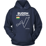 Buddh International Circuit Racetrack Outline Series T-shirt and Hoodie