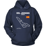 Del Jarama Circuit Spain Race Track Outline Series T-shirt or Hoodie