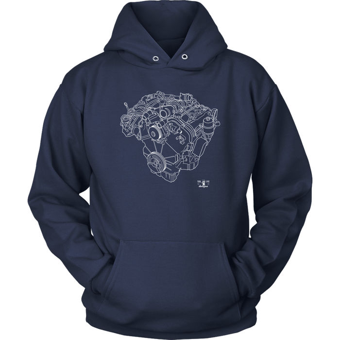 Engine Blueprint Series Diesel VM Motori t-shirt or hoodie