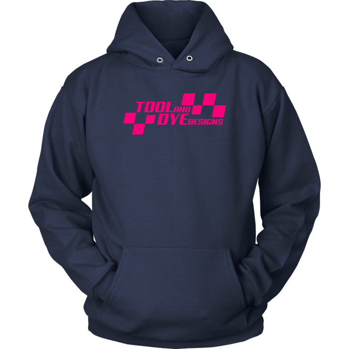 Checkered Flag Tool and Dye Designs Logo T-shirt or Hoodie