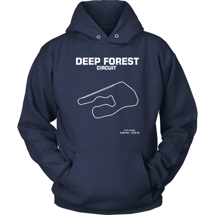 DF Circuit raceway track outline series t-shirt or hoodie