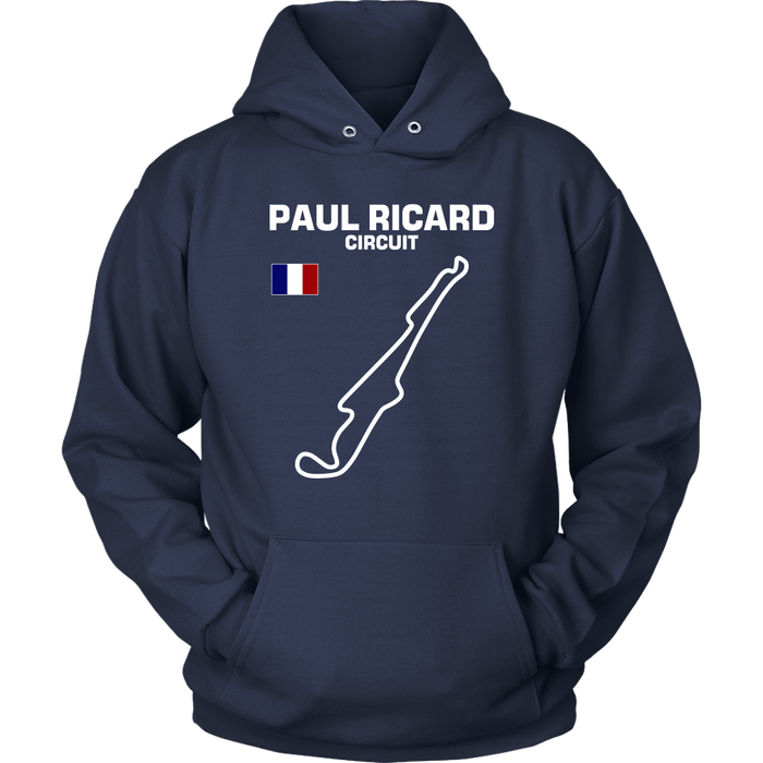 Paul Ricard Circuit Track Outline Series T-shirt and Hoodie