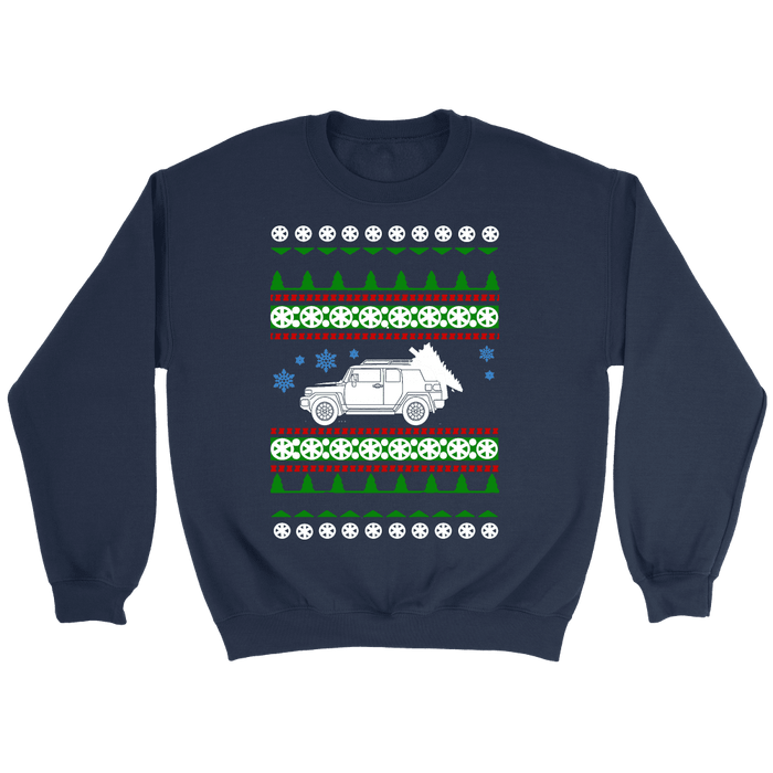 Toyota FJ Cruiser Ugly Christmas Sweater Holiday party shirt and Hoodie sweatshirt