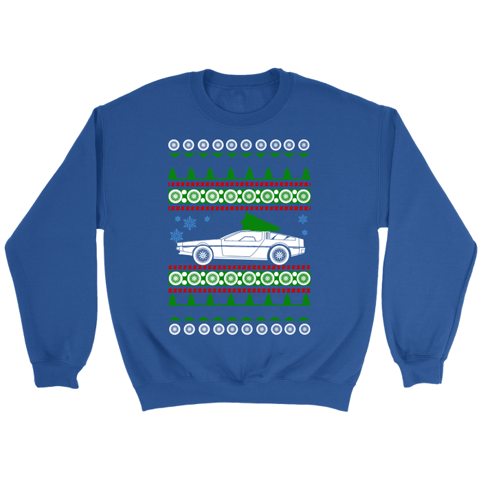 DeLorean DMC-12 Ugly Christmas Sweater, Hoodie and long sleeve t-shirt sweatshirt