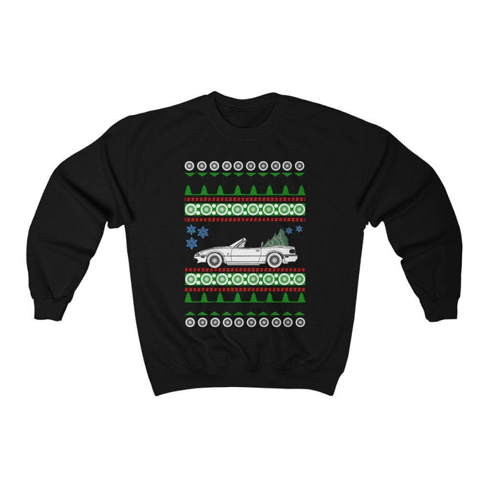 Miata NA v2 Ugly Christmas Sweater Sweatshirt (many colors)