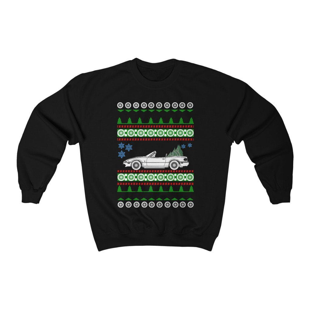 awkward style Miata NA Ugly Christmas Sweater Sweatshirt V2