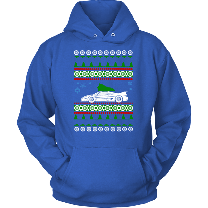 Ferrari F50 Ugly Christmas Sweater, hoodie and long sleeve t-shirt sweatshirt