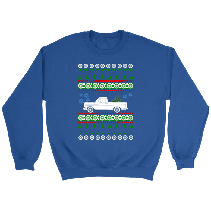 Truck like a 1967 Ford F100 Ugly Christmas Sweater Sweatshirt