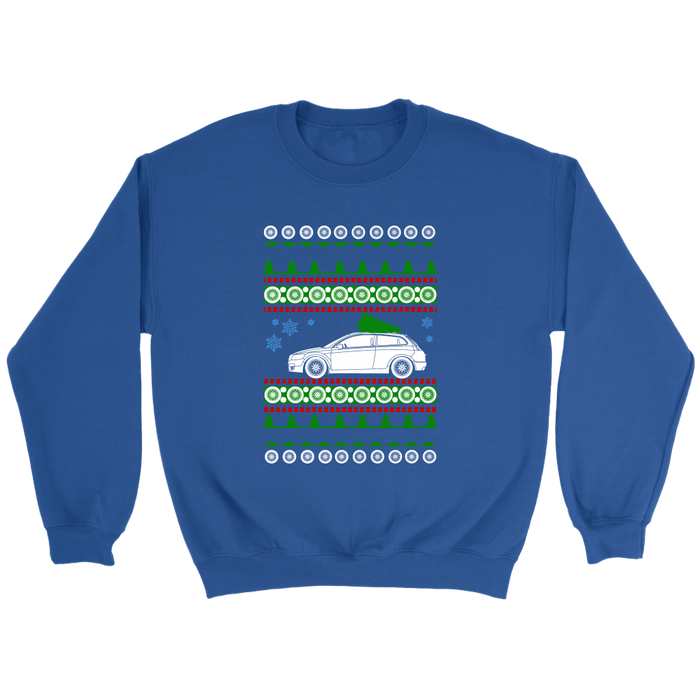 European Car Hatchback C30 Swedish Car like a  Ugly Christmas Sweater sweatshirt