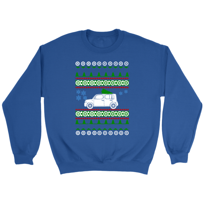 Nissan Cube Ugly Christmas Sweater Sweatshirt