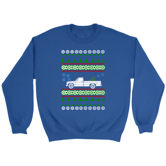 1986 Chevy C10 Truck Ugly Christmas Sweater