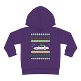 Car like a Baja Ugly Christmas Sweater Hooded Sweatshirt Toddler