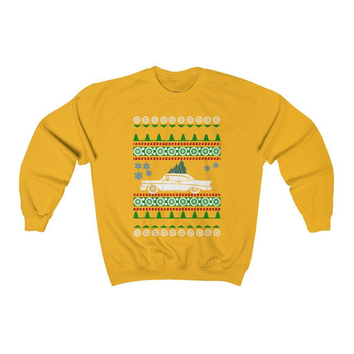 Chevy Bel Air 1957 Ugly Christmas Sweater Sweatshirt