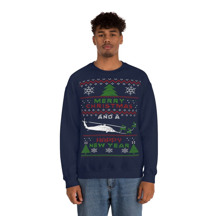 Germany Military Helicopter Blackhawk Ugly Christmas Sweater Sweatshirt