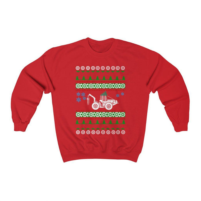 Log Skidder Ugly Christmas Sweater Sweatshirt