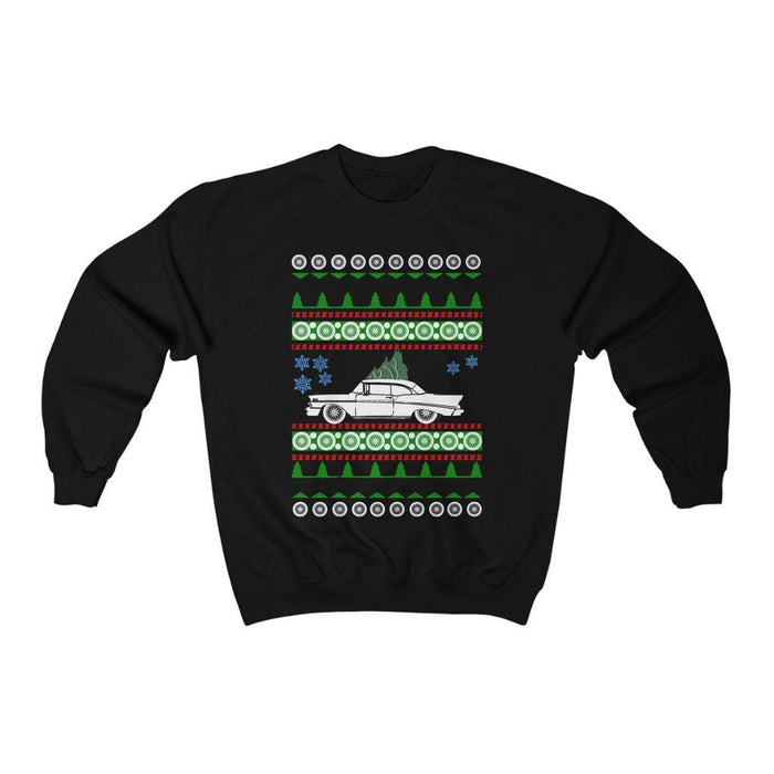 Chevy Bel Air 1957 Ugly Christmas Sweater Sweatshirt