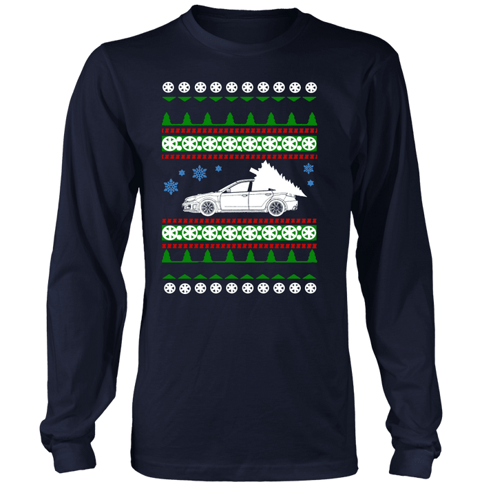 Japanese Car WRX STI Hatchback Ugly Christmas Sweater, hoodie and long sleeve t-shirt sweatshirt