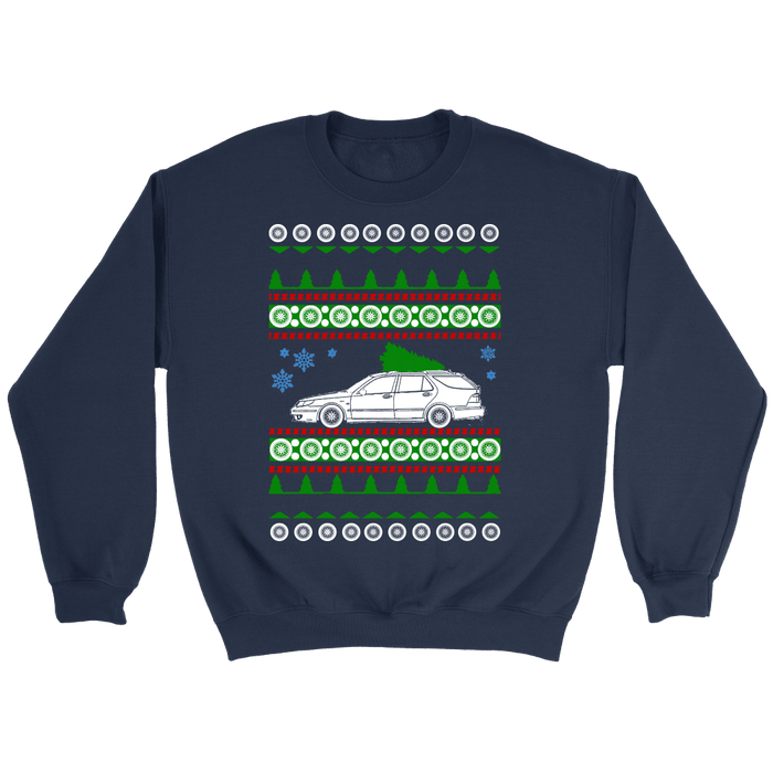 Saab 9-5 Wagon Aero Ugly Christmas Sweater, hoodie and long sleeve t-shirt sweatshirt