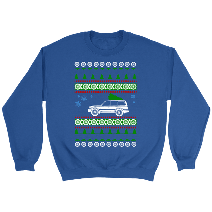 Toyota Land Cruiser 80 ugly christmas sweater sweatshirt