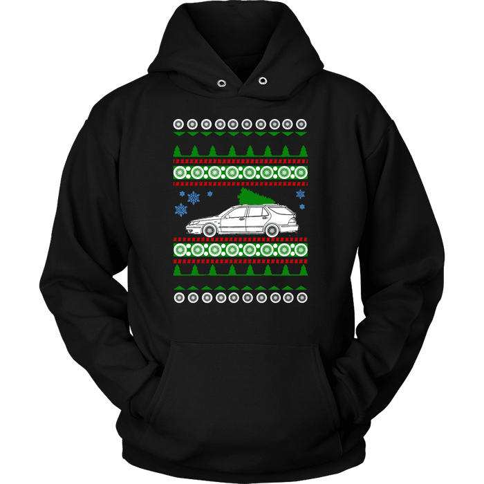 Saab 9-5 Wagon Aero Ugly Christmas Sweater, hoodie and long sleeve t-shirt sweatshirt