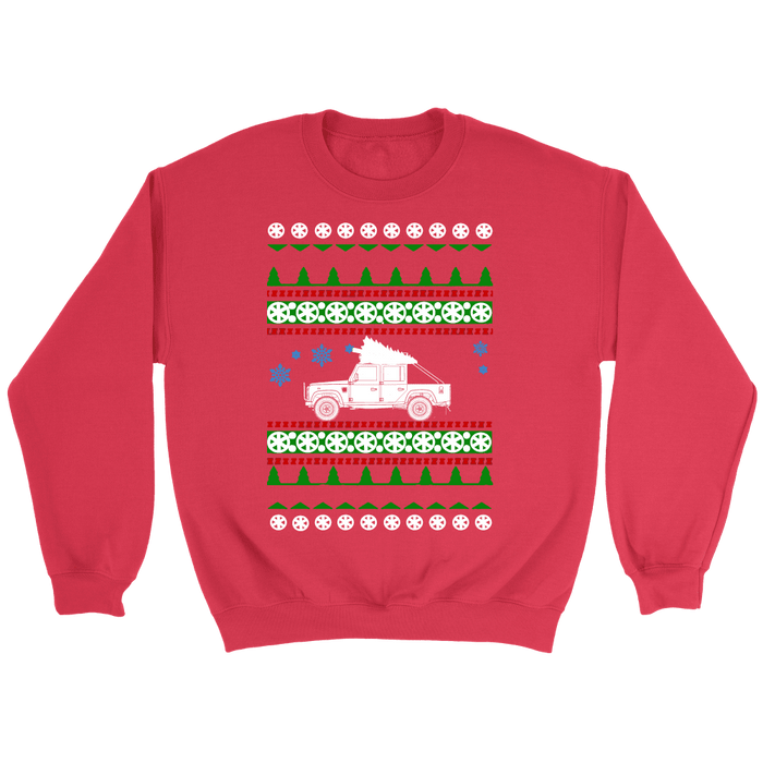 Land Rover Defender 110 Ugly Christmas Sweater, hoodie and long sleeve t-shirt sweatshirt