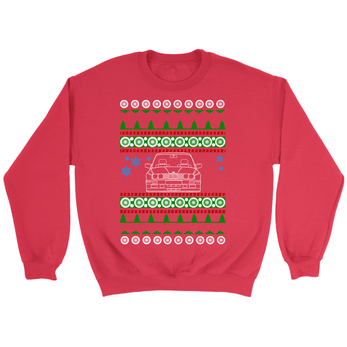 BMW E30 M3 Head-On Ugly Christmas Sweater, hoodie and long sleeve t-shirt sweatshirt