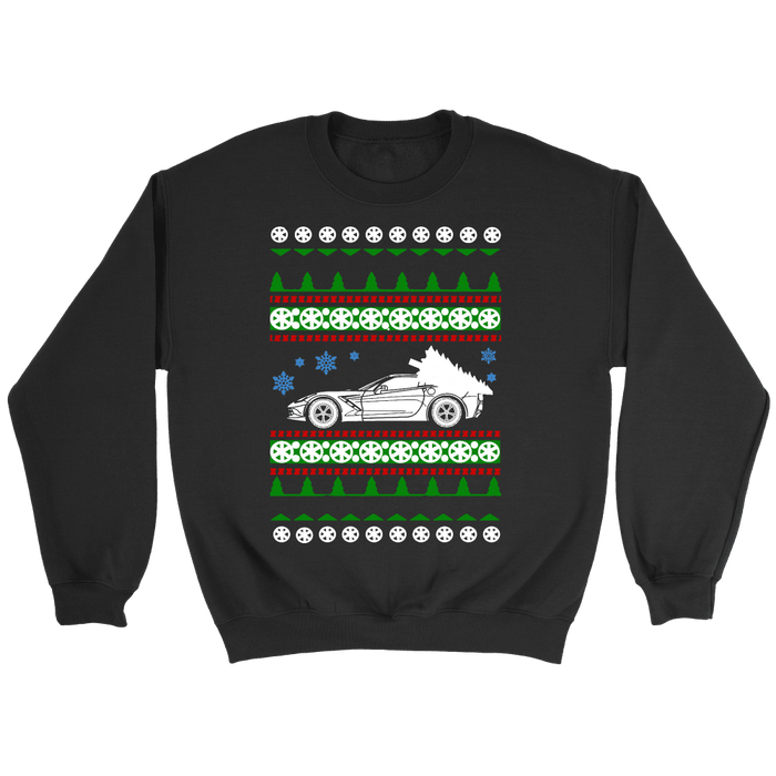 C7 Corvette Ugly Christmas Sweater, hoodie and long sleeve t-shirt sweatshirt