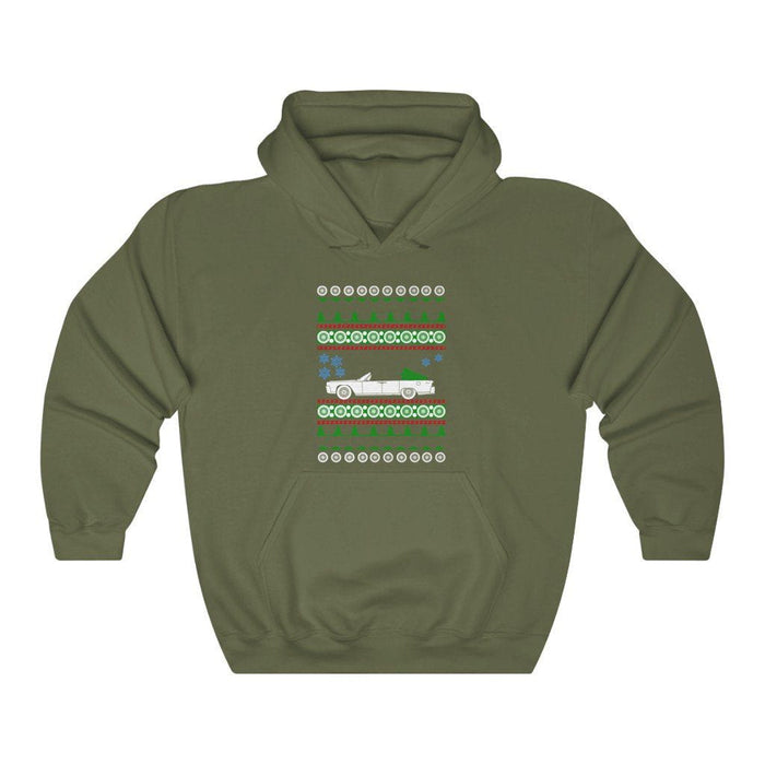 Car like a 1963 Lincoln convertible ugly christmas sweater hoodie