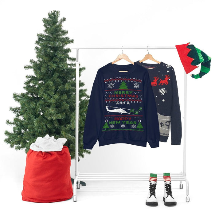 Germany Military Helicopter Blackhawk Ugly Christmas Sweater Sweatshirt