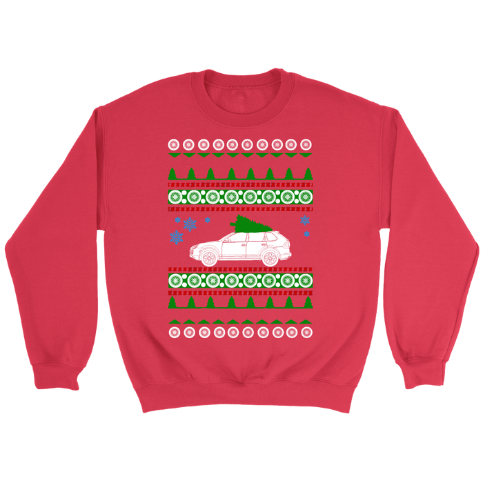 German Car similar to a Cayenne Turbo Ugly Christmas Sweater, hoodie and long sleeve t-shirt sweatshirt